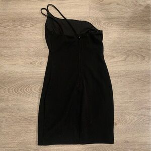 B Darlin Black One Shoulder Dress Size 3/4